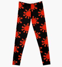 Blood Spatter by Chillee Wilson Leggings