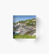 Cadgwith Cove, Cornwall Acrylic Block