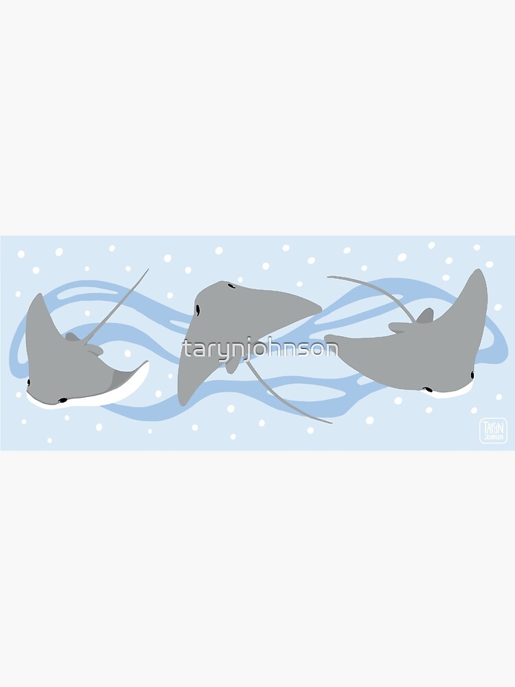 Stingrays - Cownose Ray - Sticker Pack by tarynjohnson