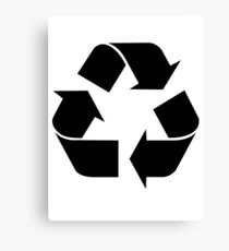 Recycle Symbol by Chillee Wilson Canvas Print