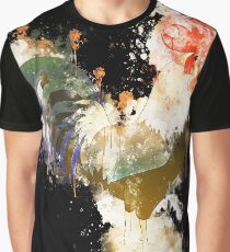 Rooster cock tap watercolor painted Graphic T-Shirt
