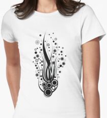 Abstract Digital Background Women's Fitted T-Shirt