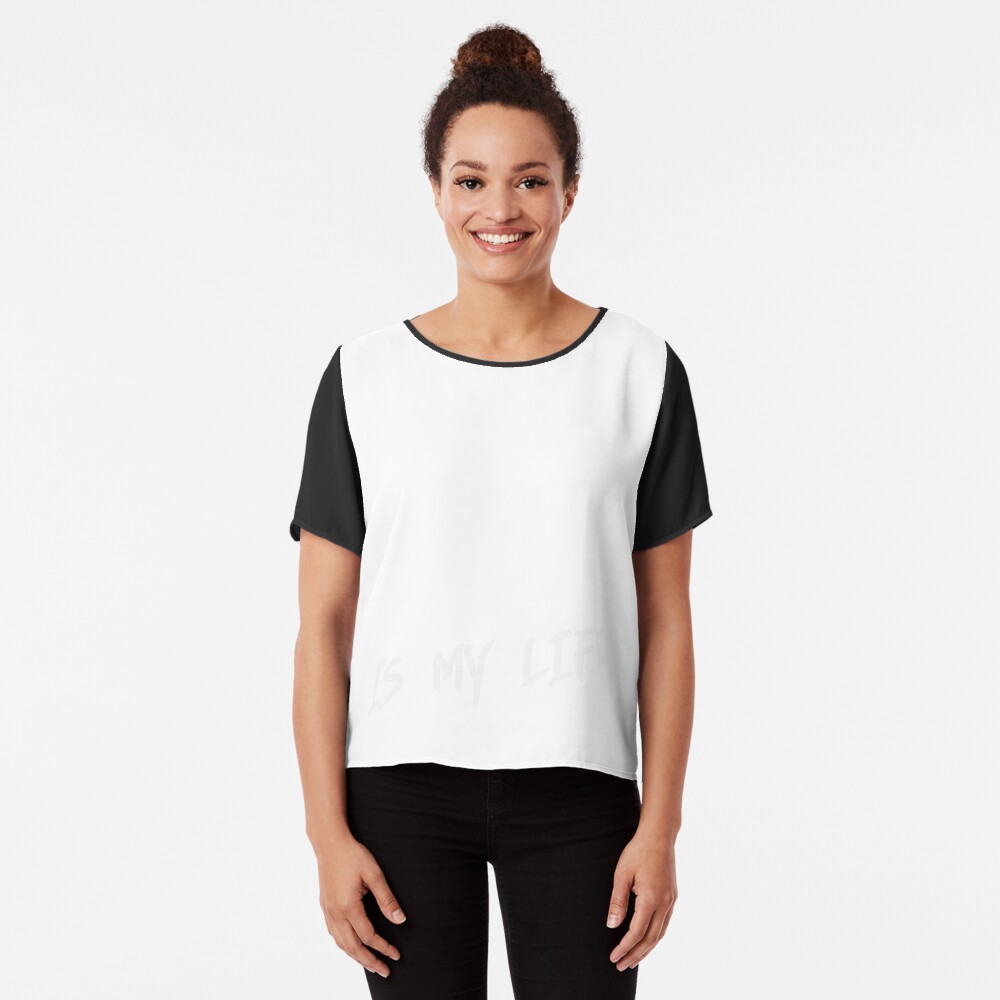 Cycling is my life Chiffon Top