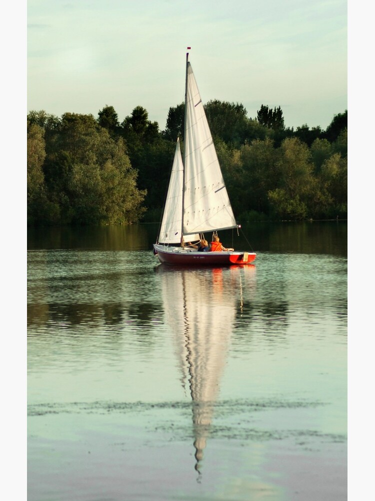 A beautiful sailing evening on the lake by steppeland