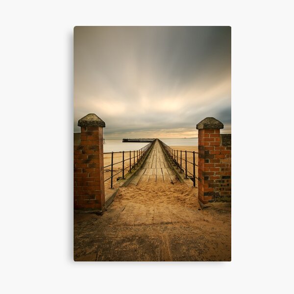 Pier entry Canvas Print