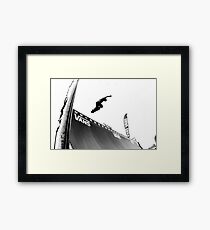 Back Drops Framed Print