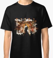 Time machine steampunk machinery watercolor painted Classic T-Shirt
