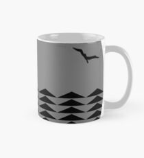 Sea birds and fire works Mug