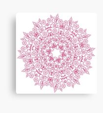 Abstract circular pattern Canvas Print