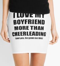 Cheerleading Girlfriend Funny Valentine Gift Idea For My Gf Lover From Boyfriend Mini Skirt