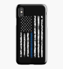Blue Line (White) V2 Vertical iPhone Case