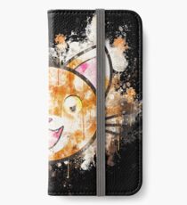 Orange tabby cat orange tabby tabby watercolor painted iPhone Flip-Case/Hülle/Klebefolie