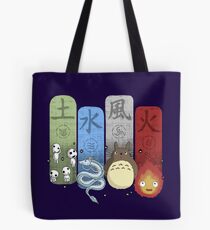 Ghibli Elemental Charms Tote Bag