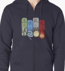Ghibli Elemental Charms Veste zippée à capuche