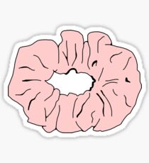 Hellrot / Pink Scrunchie Sticker