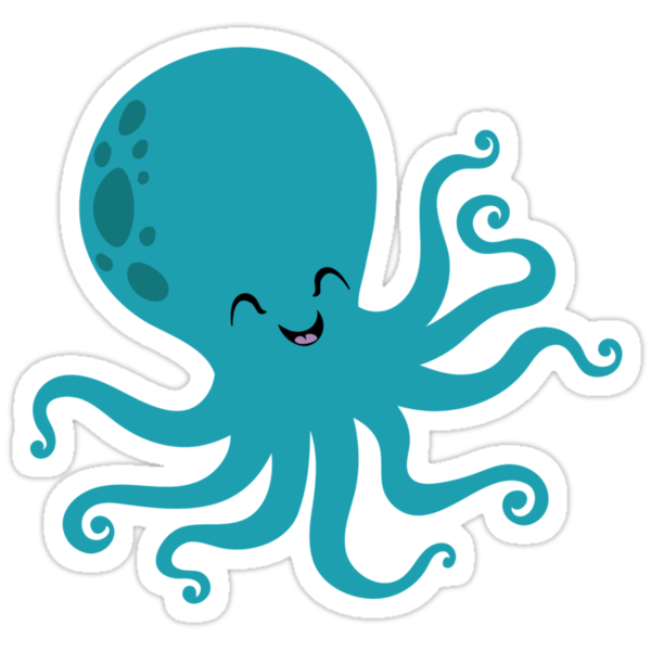 Cute Octopus Stickers By Pepomintnarwhal Redbubble 4007