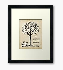 winnie the pooh - you are braver Framed Print