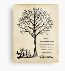 Winnie the Pooh - du bist mutiger Metallbild