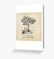 Winnie the Pooh - How do you spell love? Greeting Card