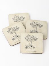 Winnie the Pooh - How do you spell love? Coasters