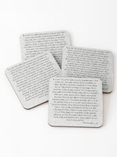 The Man In The Arena by Theodore Roosevelt Coasters