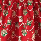 #ChristmasOrnament #Christmas #Ornament #Decoration #pattern #textile #design #winter #fashion #art #celebration #silk #ornate #vertical #tradition #nopeople #textured #colors #styles #retrostyle by znamenski