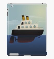 The little big boat on the sea iPad Case/Skin