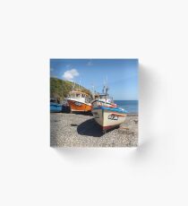 Cadgwith Cove, Cornwall Acrylic Block