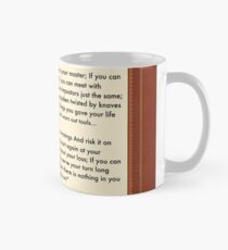 Wenn Zitat von Rudyard Kipling Tasse (Standard)