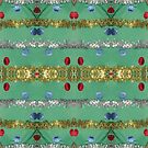 #ChristmasOrnament #Christmas #Ornament #illustration #decoration #art #pattern #design #flower #vector #textile #abstract #element #ornate #vertical #retrostyle #seamlesspattern #styles #textured by znamenski