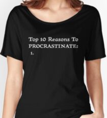 Procrastinate.... Women's Relaxed Fit T-Shirt
