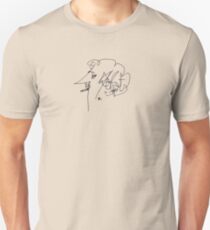 Camiseta unisex Kurt Vonnegut 'Matadero cinco' Autorretrato