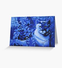 cougar Greeting Card