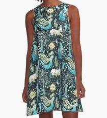Gutes altes Märchen A-Linien Kleid