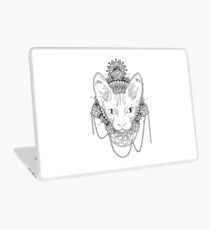 Vinilo para portátil Gato Mandala