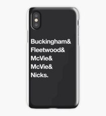 Fleetwood Mac - Last Names iPhone Case