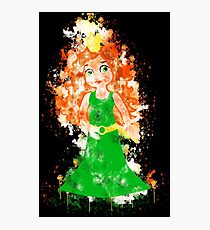 Princess queen crown watercolor painted Photographic Print