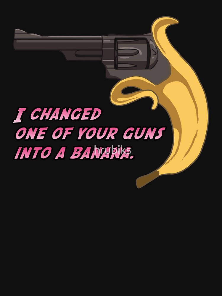"Jojo Banana Gun" Tshirt by hrubiks Redbubble
