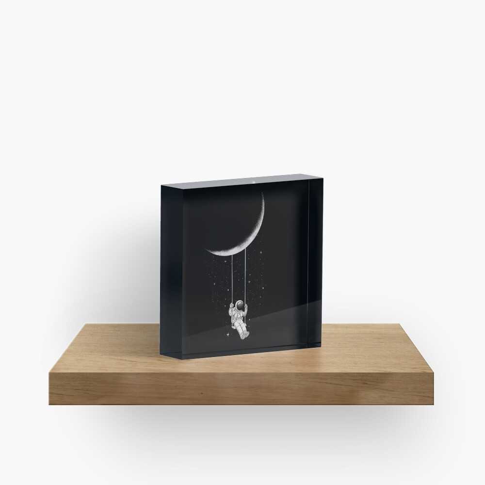 Moon Swing Acrylic Block
