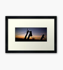 Sunrise over Cascade Valley Framed Print