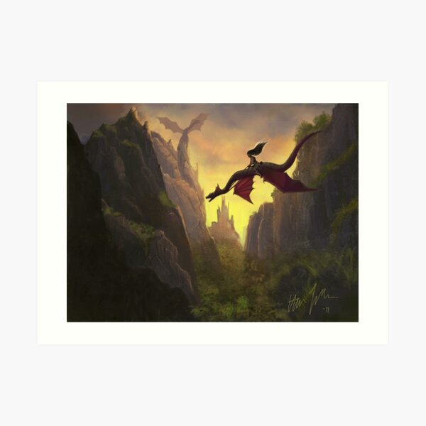 Dragon Rider Art Print