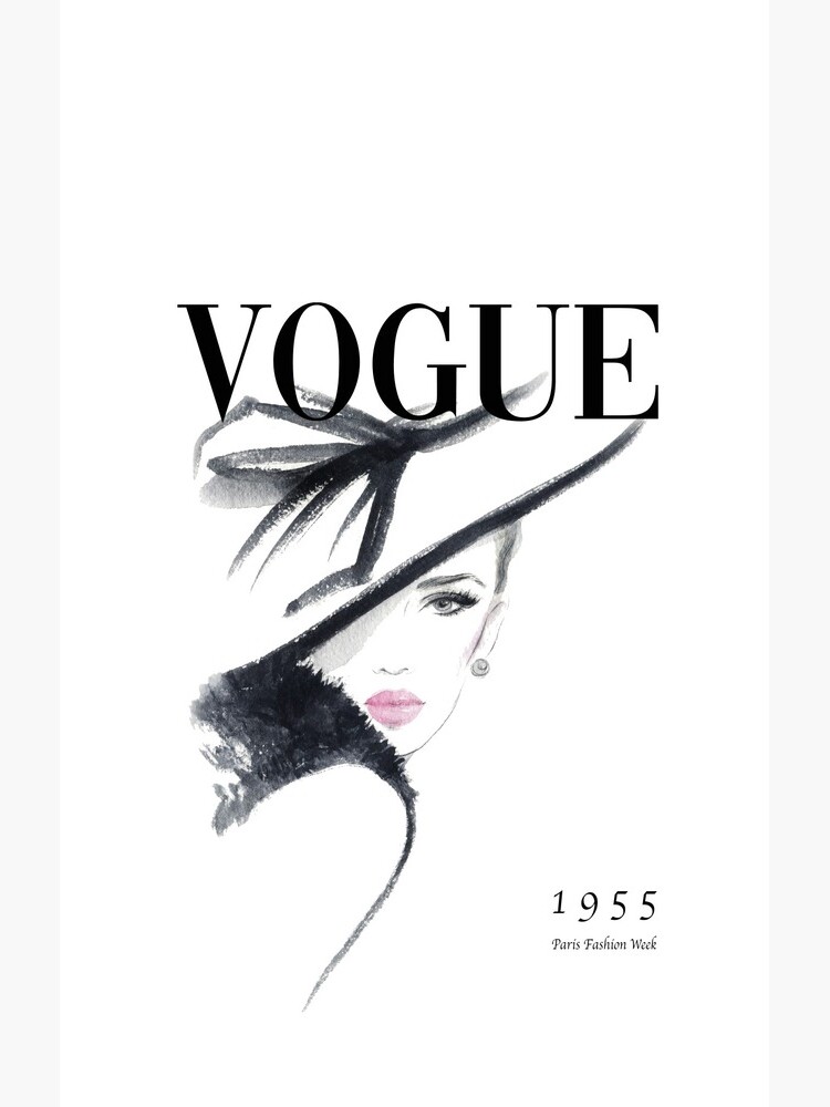 Vogue Fashion Magazine Cover von LotusPrintShop