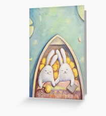 Something about Love and Bunnies Greeting Card
