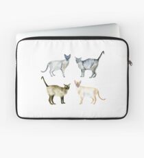 Funda para portátil Gatos siameses