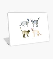 Vinilo para portátil Gatos siameses