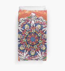 Kinder sehen Ghosts Mandala Bettbezug