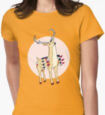 Battle Stag Women's Fitted T-Shirt