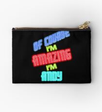 Of Course I'm Amazing I'm ANDY T-Shirt Name Shirt Studio Pouch