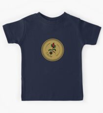 Caute - Antique Background Kids T-Shirt