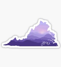 JMU Blue ridge mountains Sticker